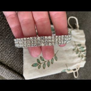 Rhinestone anklet. Never worn.